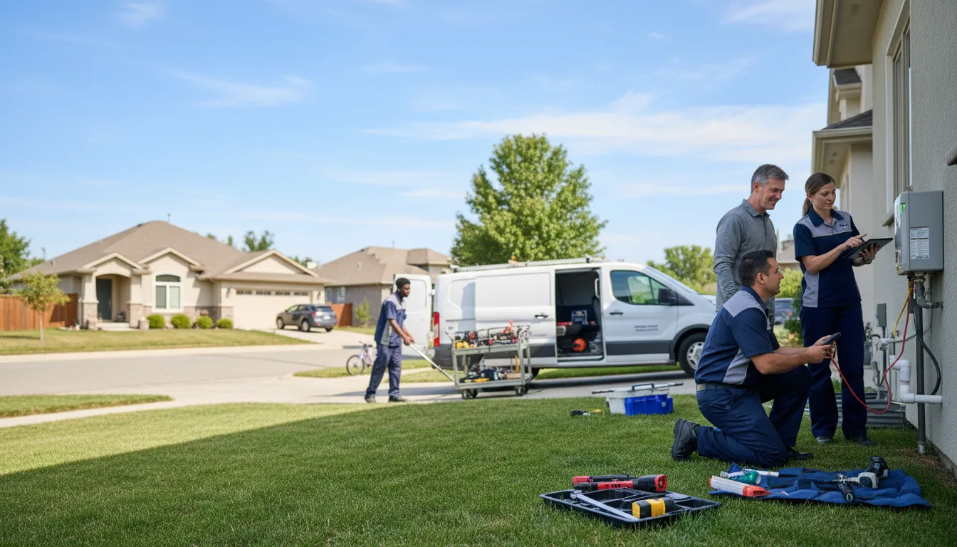 Tankless water heater service in Ogallah, KS